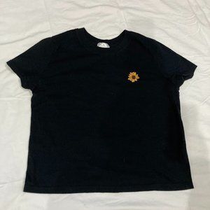 Cropped Sunflower Tee